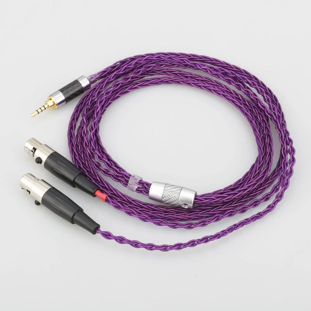 Audiocrast HIFI 2 5 3 5 4 4mm XLR Balanced Earphone Headphone Upgrade Cable Silver Plated for Audeze LCD 3 LCD3 LCD 2 LCD2 LCD 4