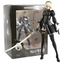 Nier automata 2b yorha no.2 tipo b pvc figura collectible modelo de brinquedo