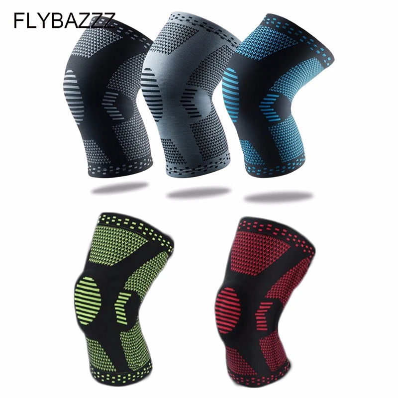

1 Psc Nylon Elastic Sports Knee Pads Sleeve Breathable Knee Support Brace Running Fitness Hiking Cycling Safety Knee Protector