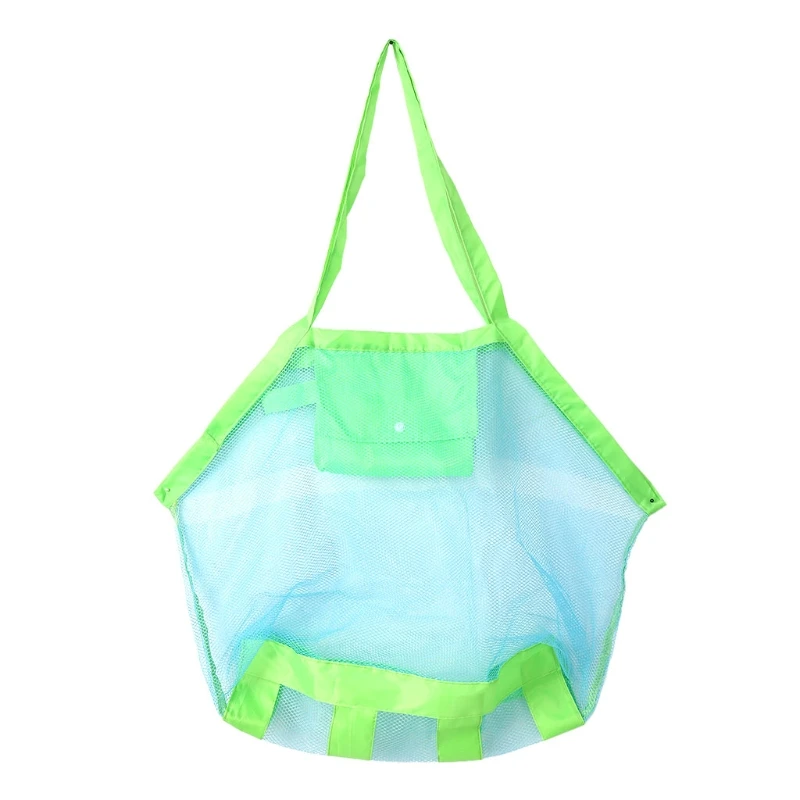 Children Beach Mesh Toys Storage Bag Kids Folding Sand Away Net Tote Outdoor New L4MC 7