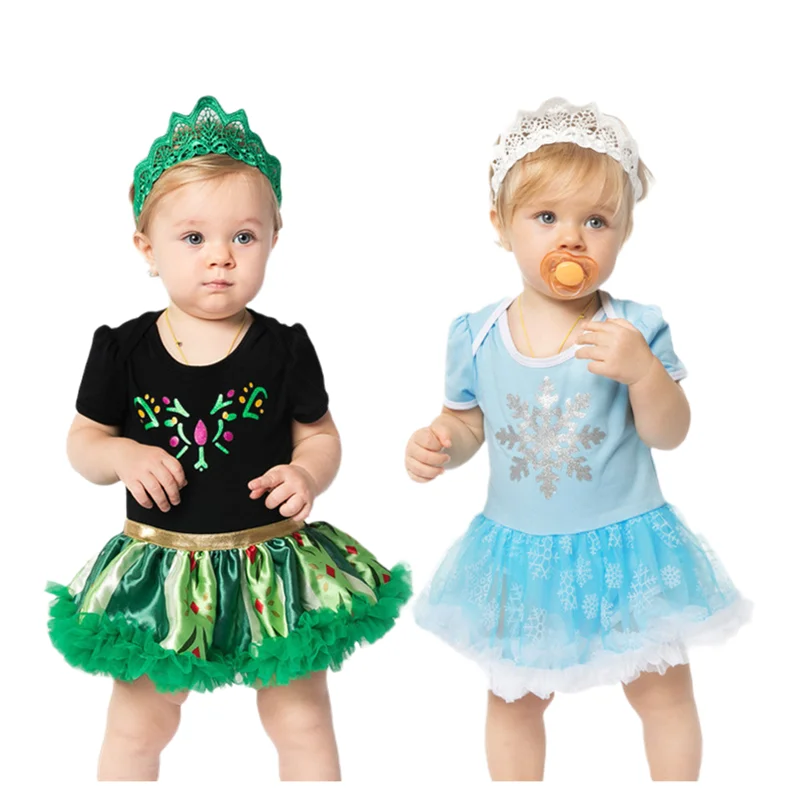 

Newborn Baby Dress Summer TuTu Skirts+Headband 2pcs Sets Little Princess Comfortable Jumpsuit Outfits A0149
