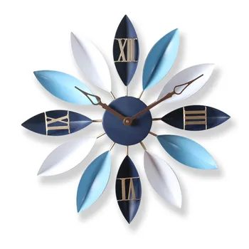 

20 Inch Nordic Modern Minimalist Creative Fashion Mute Wall Clock Living Room Bedroom Roman Numerals Hanging Clock Home Decor