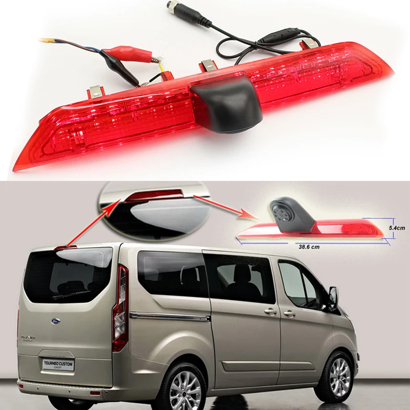 GreenYi Автомобильная камера заднего вида CCD для Ford Transit тормозной светильник светодиодный ИК Парковка Обратный резервная камера, Plug and Play