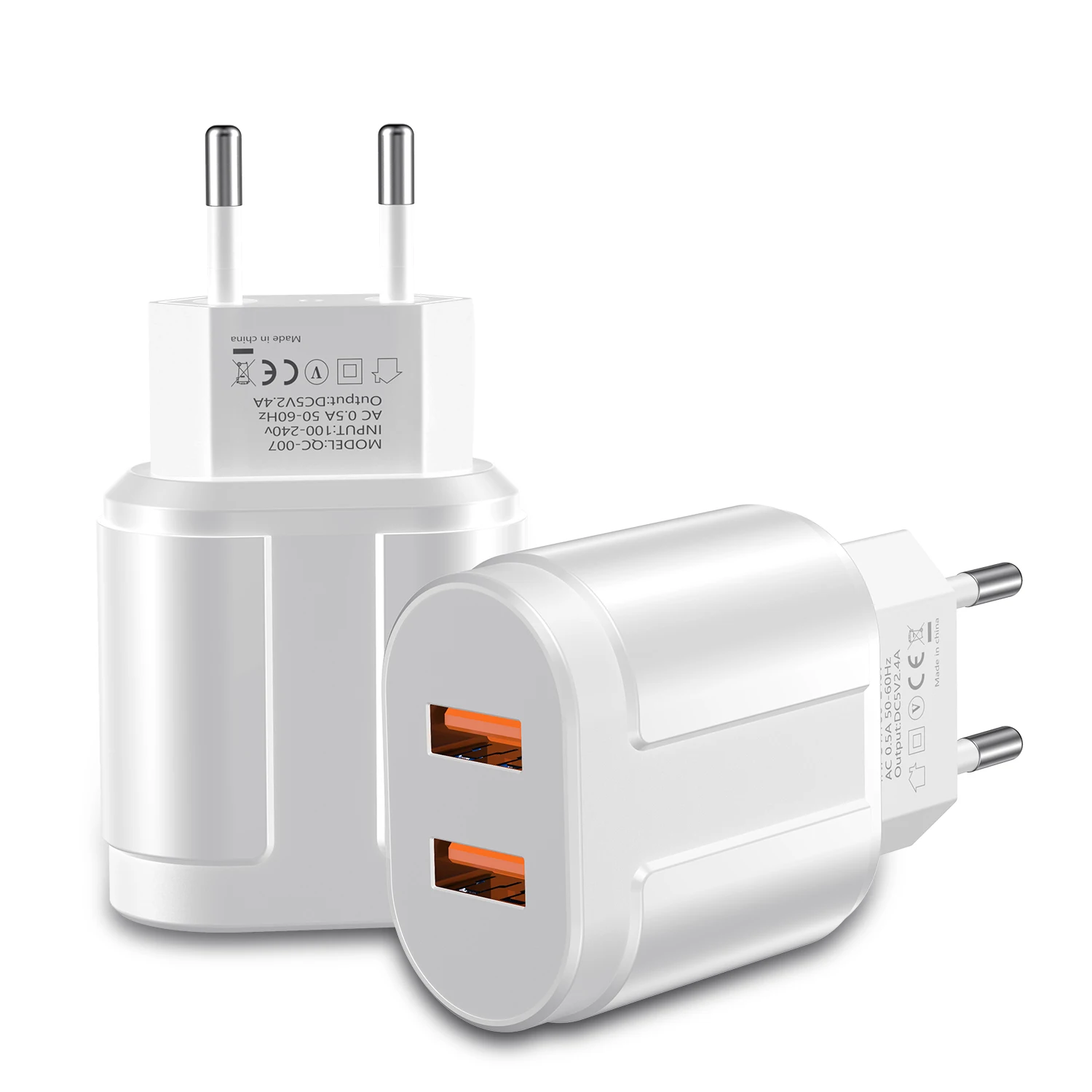 Быстрая зарядка 3 0 18 Вт QC быстрое зарядное устройство двойной USB портативное для