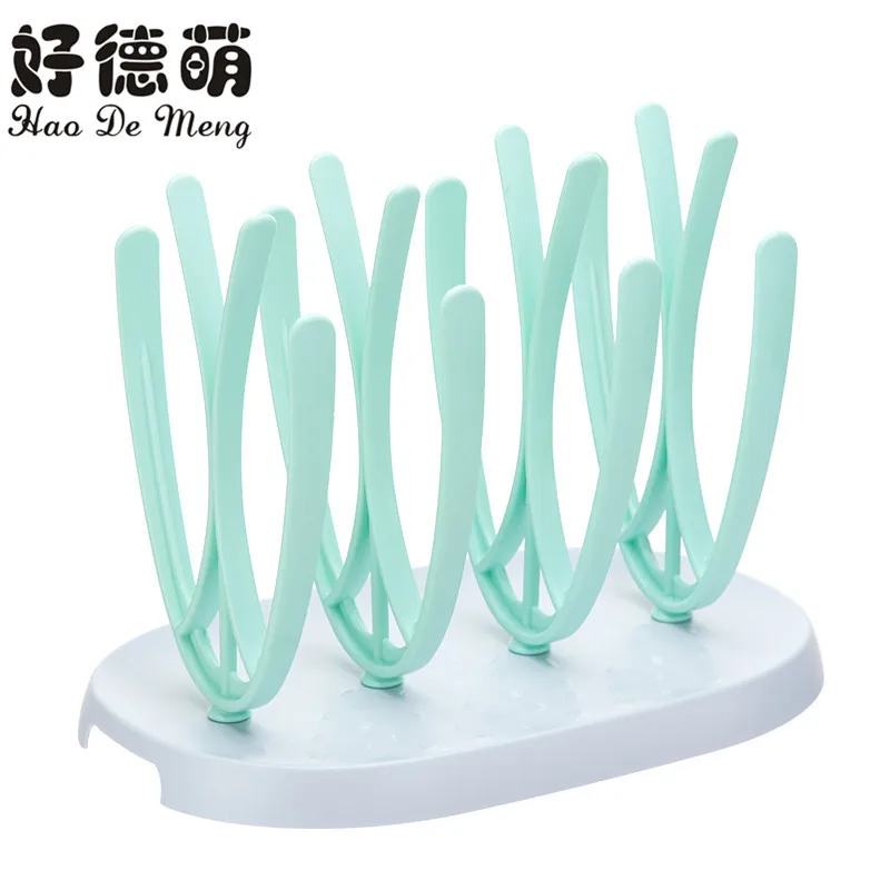 

Good German Meng Feeding Bottle Drying Holder Draining Shelf Dustproof Large Holder Feeding Bottle Drying Rack Storage Infant Bo