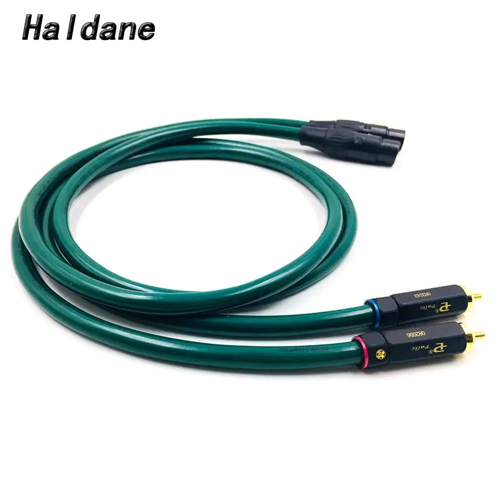 

Haldane Pair HIFI BR-109 RCA to XLR Female Balacned Interconnect Cable 3pin XLR to RCA Audio Cable with FURUTECH FA-220