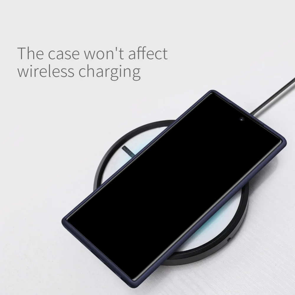 NILLKIN жидкий силиконовый чехол для samsung Galaxy Note 10 9, мягкий чехол с защитой от отпечатков пальцев для samsung Galaxy Note 10 Plus