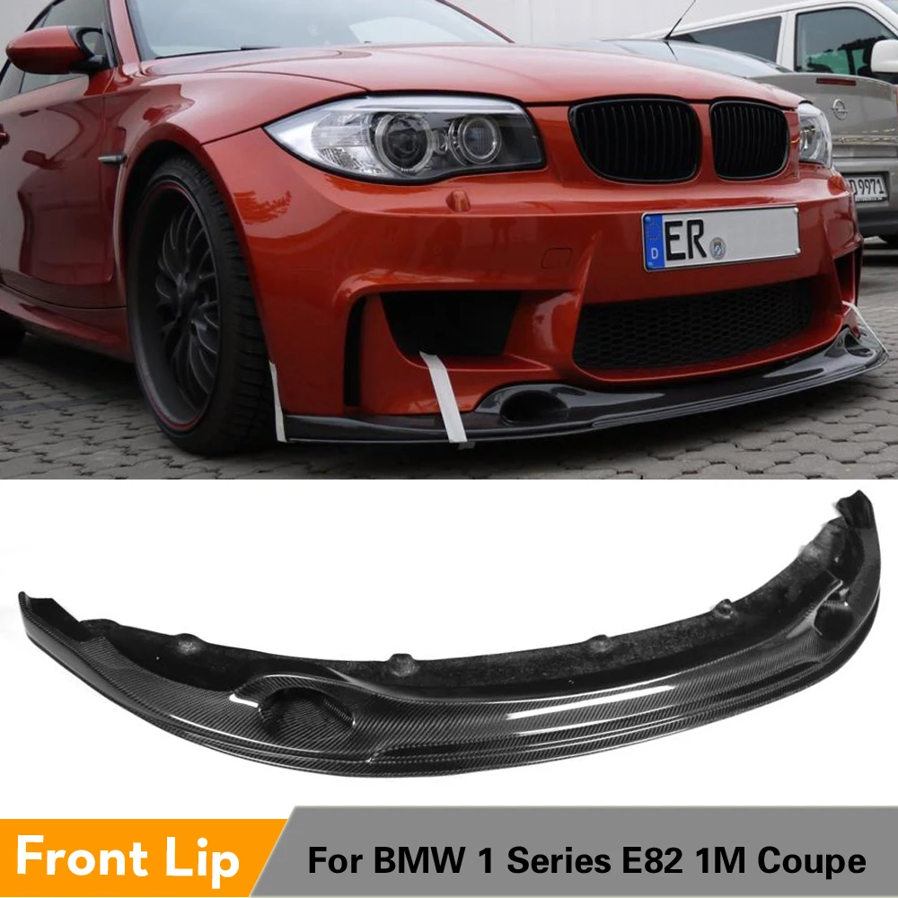 Передний спойлер из углеродного волокна/FRP фартуки бампер для BMW 1 серии E82 M Base Coupe 2