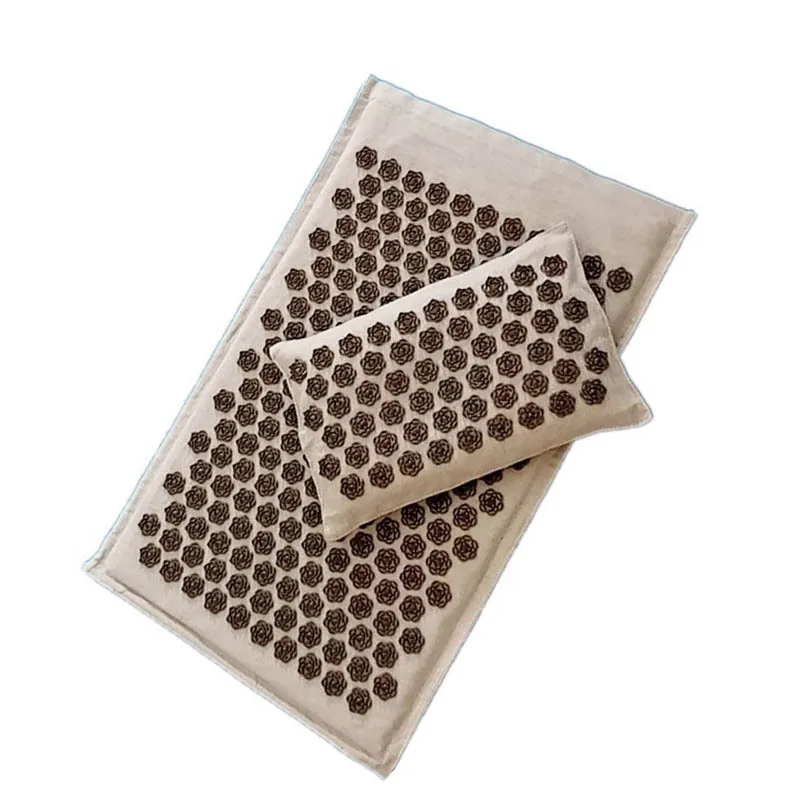 

Cotton Linen Lotus Needle Mat Acupuncture Massage Pad Yoga Mat Acupoint Massage Cushion Acupuncture Coaster Acupuncture Pillow