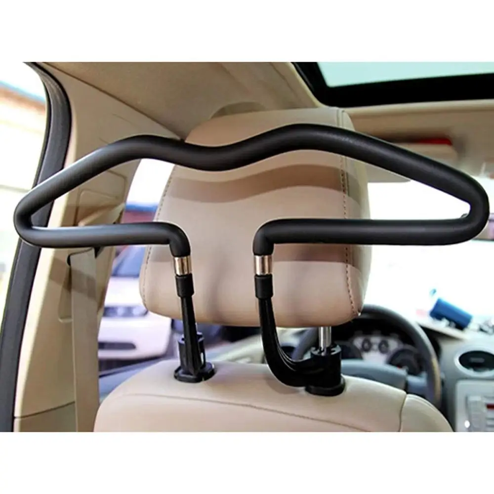Soft PVC Car coat Hangers Back Seat Headrest Coat Clothes Hanger