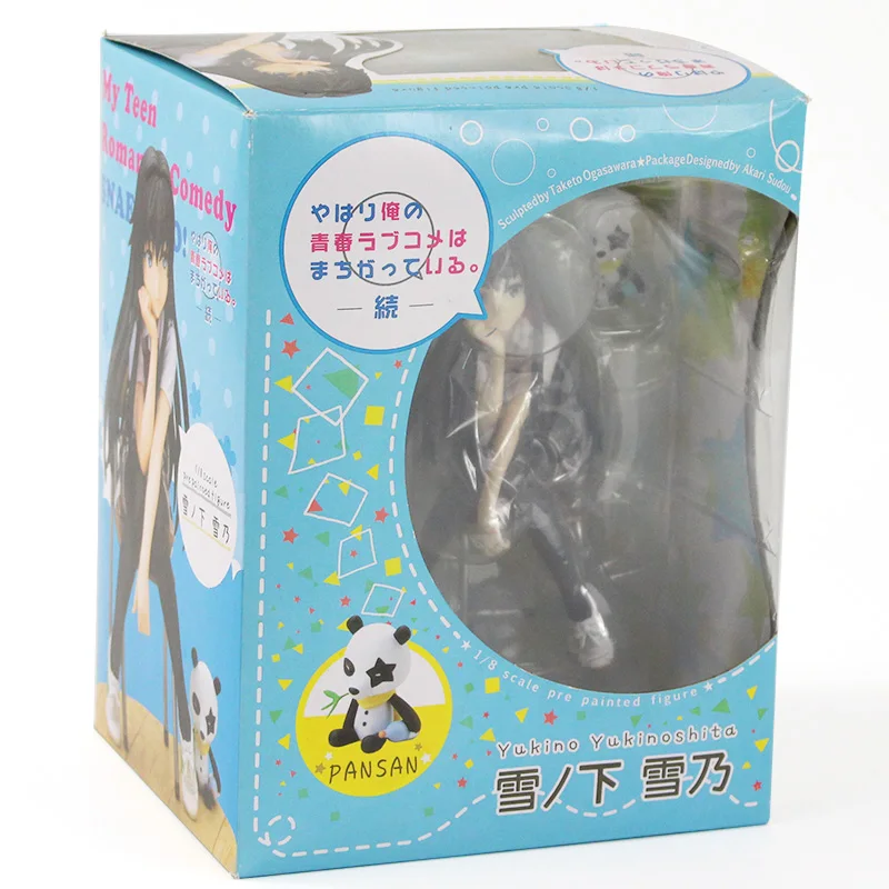 A-with box 15 см My Teen романтическая комедия SNAFU Yukinoshita Yukino аниме фигурка ПВХ Новая коллекция Фигурки игрушки коллекция - Цвет: A-with box