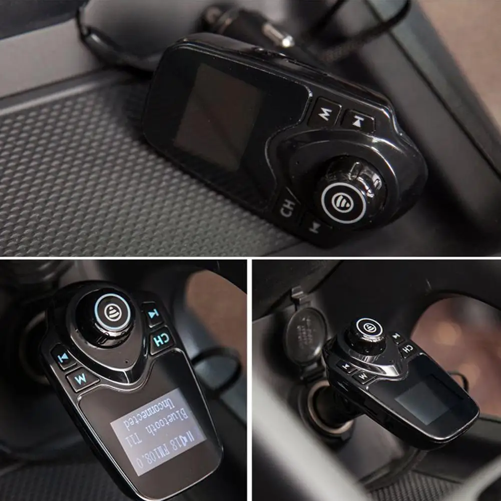 Многофункциональный беспроводной bluetooth автомобильный комплект MP3-плеер fm-передатчик USB Автомобильное зарядное устройство