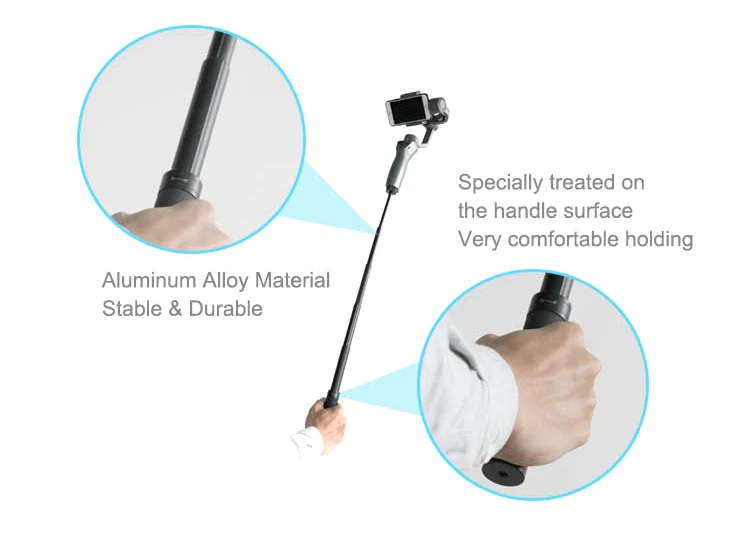 OSMO Mobile 3 селфи палка удлинитель Reach Rod регулируемый удлинитель для DJI OSMO Mobile 2/Mobile 3 Gimbal аксессуары