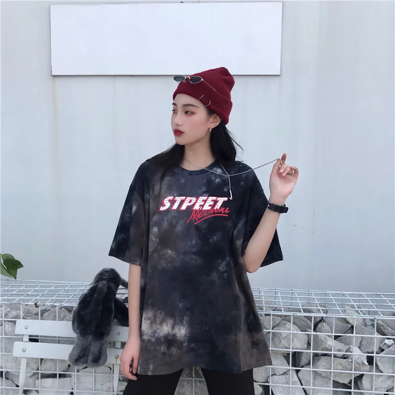 Новая футболка камуфляжная женская рубашка Harajuku летняя футболка с короткими рукавами в Корейском стиле панк винтажная трикотажная одежда сорочка Прямая поставка