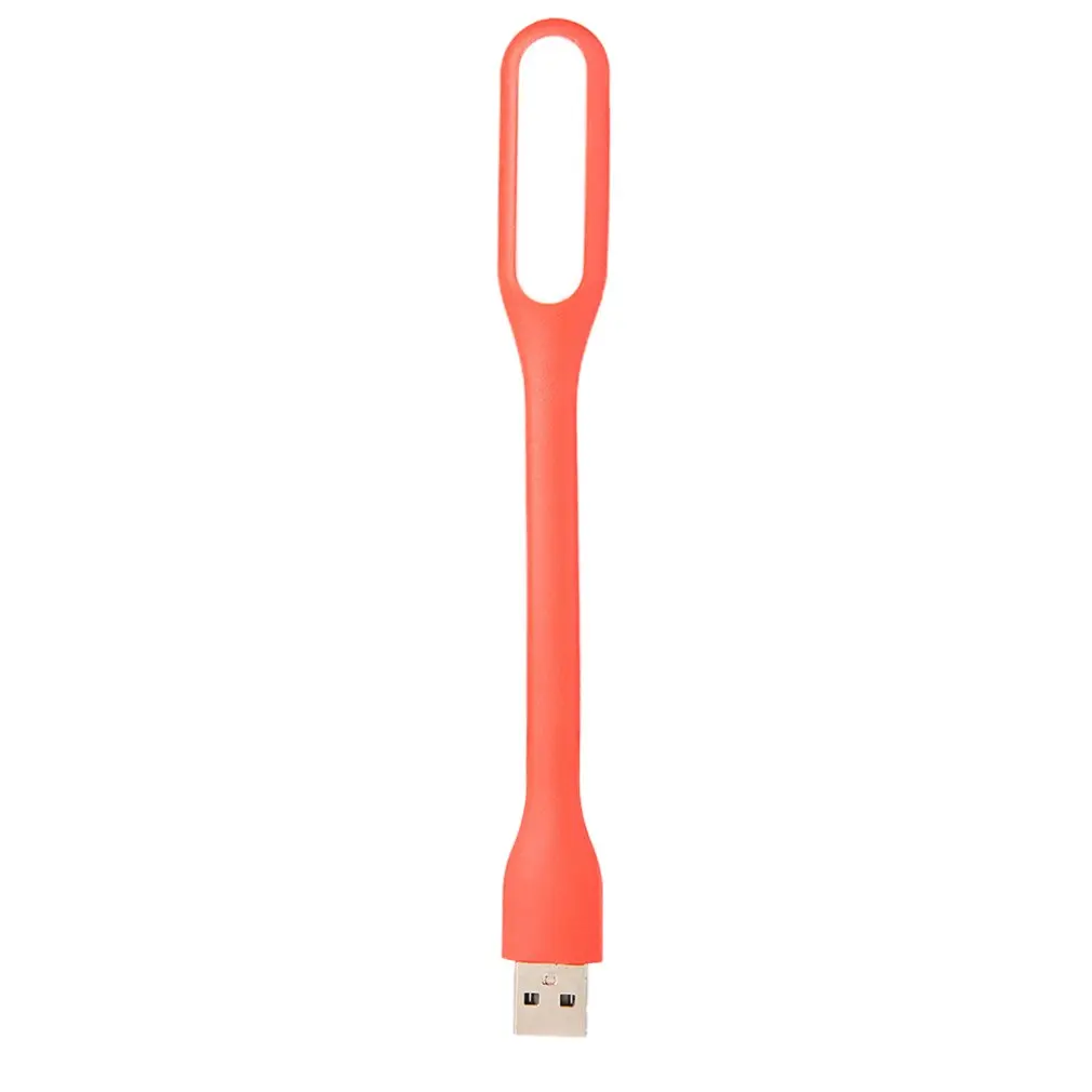 Тёплый белый Портативный мини USB светодиодный гибкий Ночной светильник, супер яркий книжный светильник, лампа для чтения для внешнего аккумулятора, ноутбука, ноутбука, Прямая поставка - Испускаемый цвет: Тёплый белый