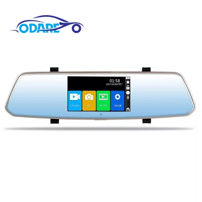 Odare 5 &quotсенсорный экран Full HD 1080P Автомобильный видеорегистратор двойной объектив