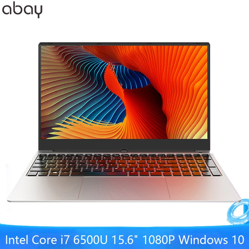 

Laptops Fingerprint Portable Notebook Computer 15.6 " HD Screen 1080P Intel Core i7 6560U Laptop Work Office Games DDR4 3 order