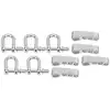 5Set U-Type Bow Shackle Stainless Steel Alloy Buckle Survival Paracord kit Parachute Bracelet Adjuster Cord Lanyard Shackle ► Photo 2/6