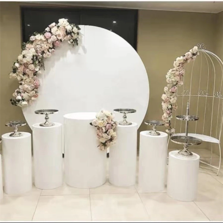 Arriere Plan De Grand Cercle De 2 Metres Pour Decor De Mariage De Douche D Anniversaire De Ballons De Support De Fleurs De Pelouse Exterieure Aliexpress