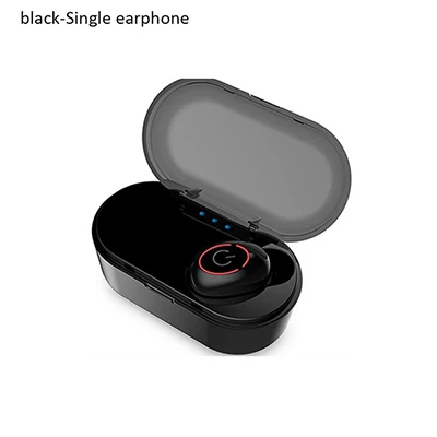 Single ear Black TWS-L18 bluetooth 5,0 беспроводные наушники в ухо наушники Беспроводная гарнитура Водонепроницаемый с микрофоном громкой связи Наушники для телефонов - Цвет: Single ear Black