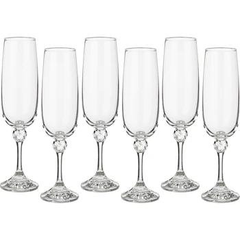 

6 pcs Champagne Glasses Set Julia 180 ml Height = 21 cm Kitchen supplies