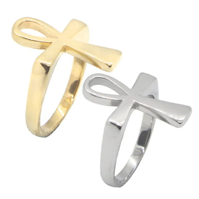 

316L Stainless Steel Fadeless Rustless Jewelry Cross Careness Love Unisex Ring For Gift