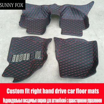 

Right hand drive/RHD for Audi A1 A3 A4 A6 A8 Q3 Q5 Q7 TT 5D car-styling heavy duty all weather carpet floor liner