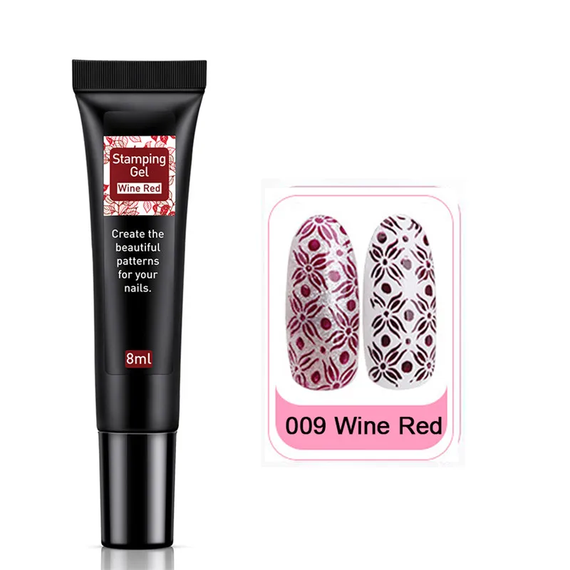 009Wine Red Elite99 Гель-лак для ногтей цветной дизайн ногтей украшения печать рисунка лак для ногтей Отмачивание Ультрафиолетовая лампа для маникюра - Color: 009Wine Red