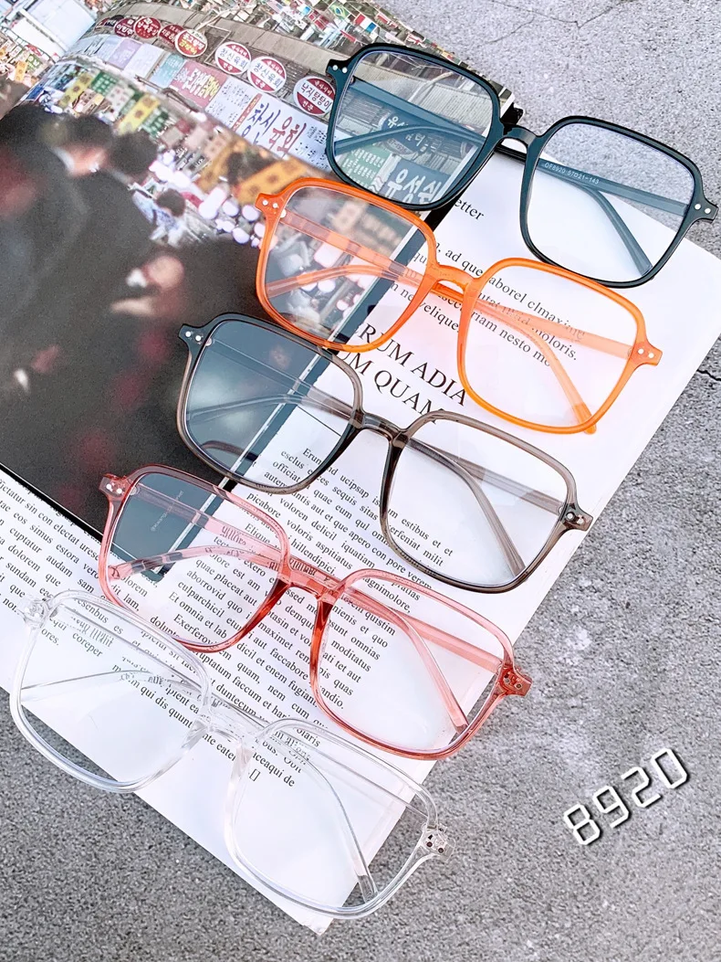 FEISHINI черные поддельные очки оправа для женщин Mrand прозрачные линзы оправа для очков Женская Близорукость нерд оправа для глаз Корея