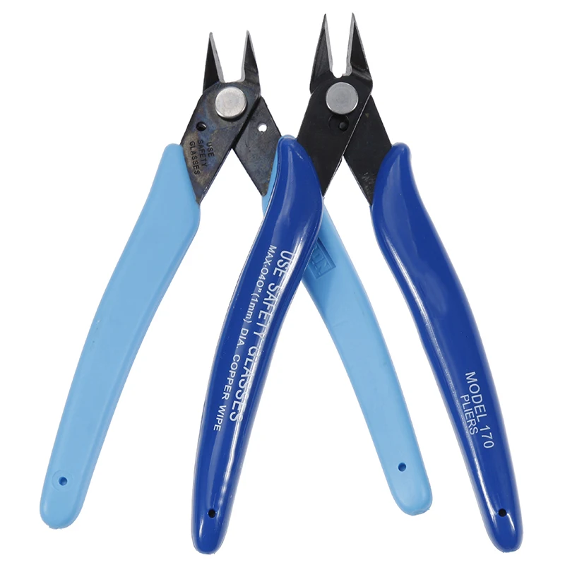 Плоскогубцы кусачки для электрических проводов боковые ножницы Нескользящие