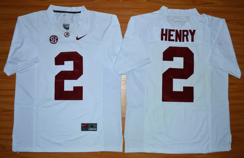 Зеленый Stitiched, Alabama Crimson Tide, Derrick Henry для мужской Джерси - Цвет: Зеленый
