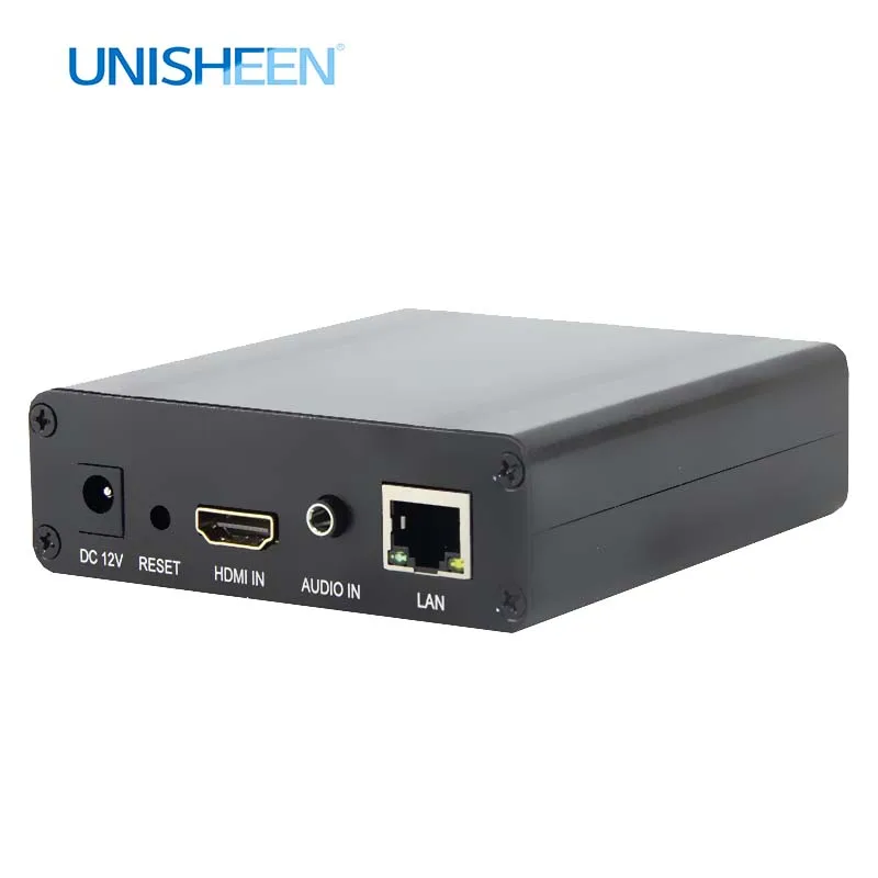 Unisheen H.264 видео поток IPTV HDMI кодировщик 1080P Низкая Lantency передатчик камера к Ip Vmix OBS