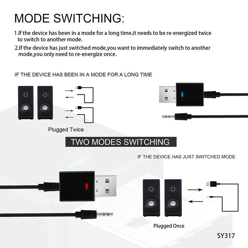 Bluetooth 5,0 приемник передатчик 2 в 1 USB беспроводной аудио адаптер Bluetooth 5,0 приемник для ТВ компьютера музыка автомобиля SD