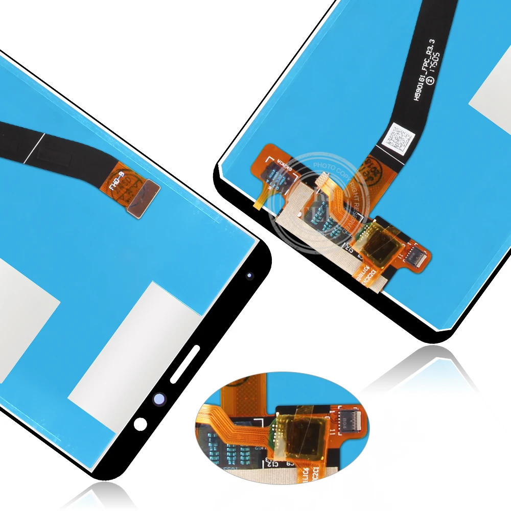 Srjtek ЖК дисплей для HUAWEI Honor 7X сенсорный экран дигитайзер с рамкой 5 93 ''для Huawei