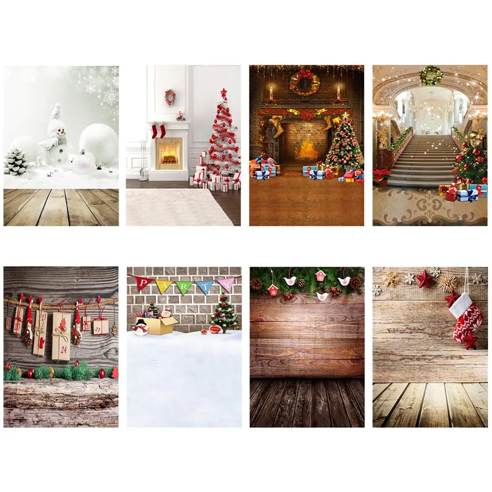 1PC Christmas Decoration Photo Background Backdrop for Studio Vedio Shooting Prop Cloth Photography Backdrops