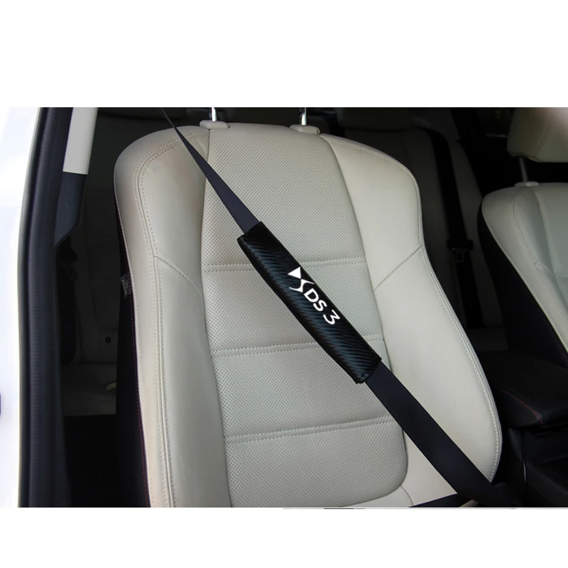 2 шт. PU модный автомобильный ремень безопасности Наплечные накладки Накладка для ремня безопасности автомобиля для Citroen DS3 автомобильные аксессуары