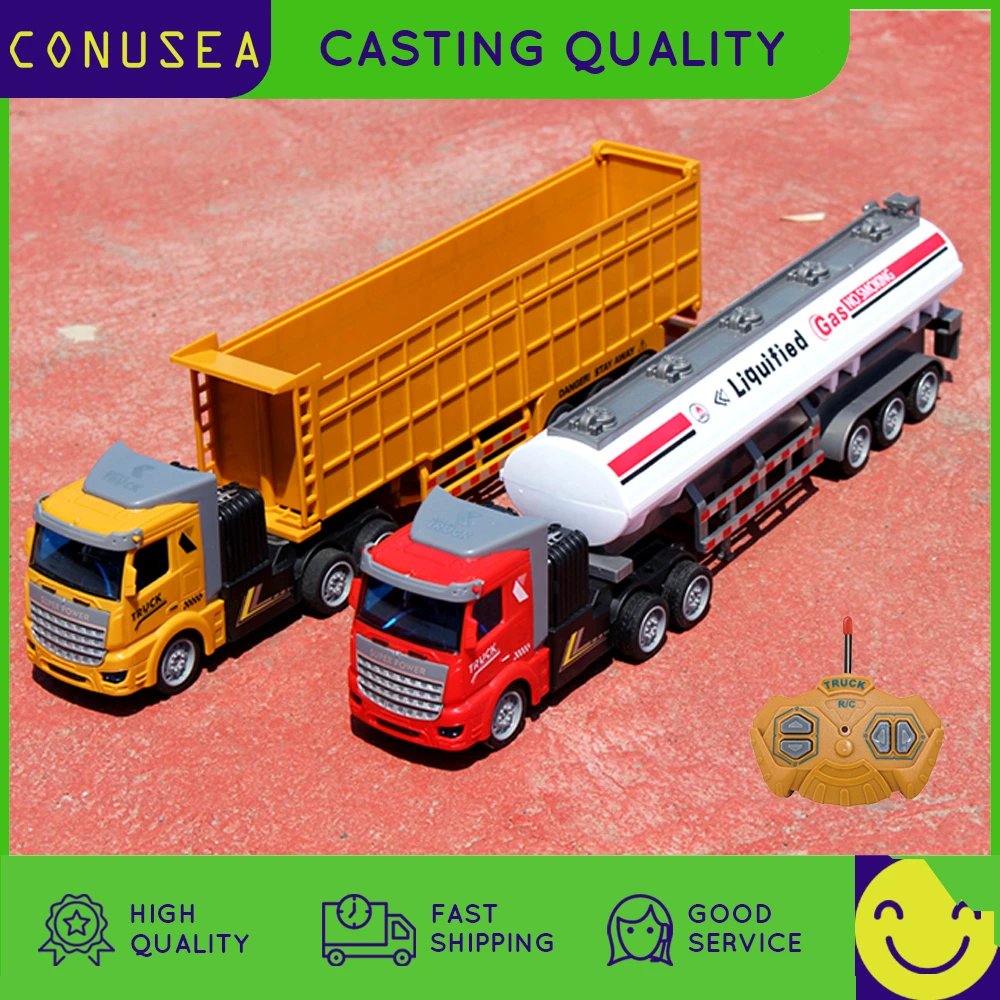 1:48 36Cm Big Rc Truck Model 27 Mhz 