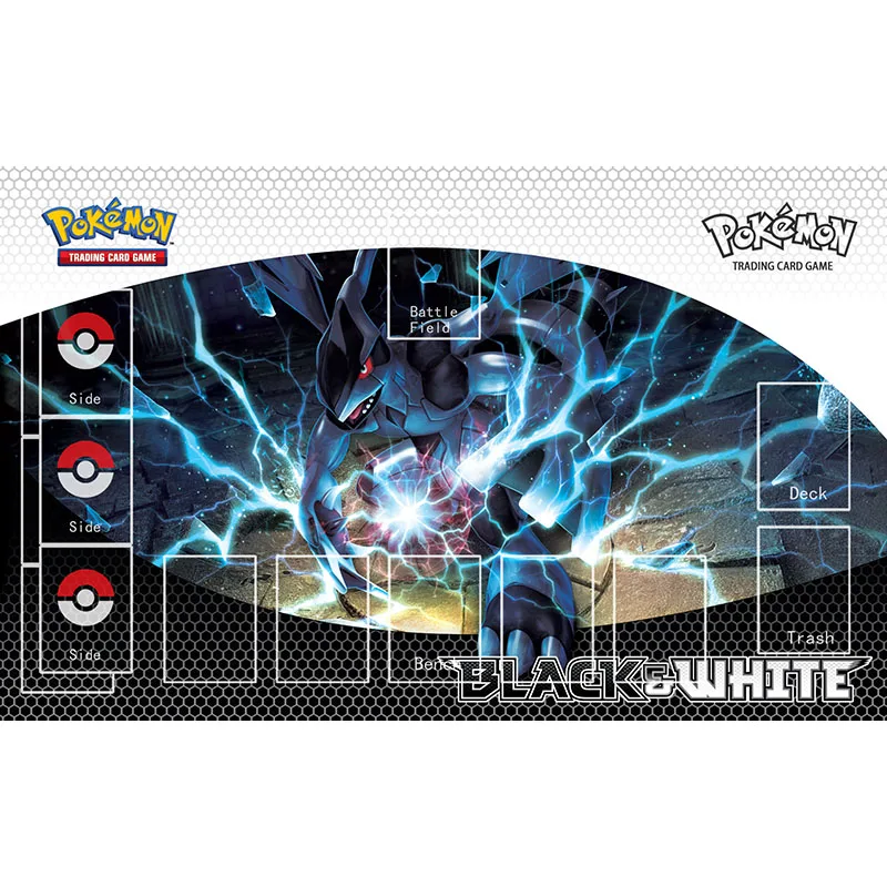 

Zerkrom Playmat Pokemon Trading Card Game Monsters Pad Mouse Mat Foam Board Gaming Toys for Children