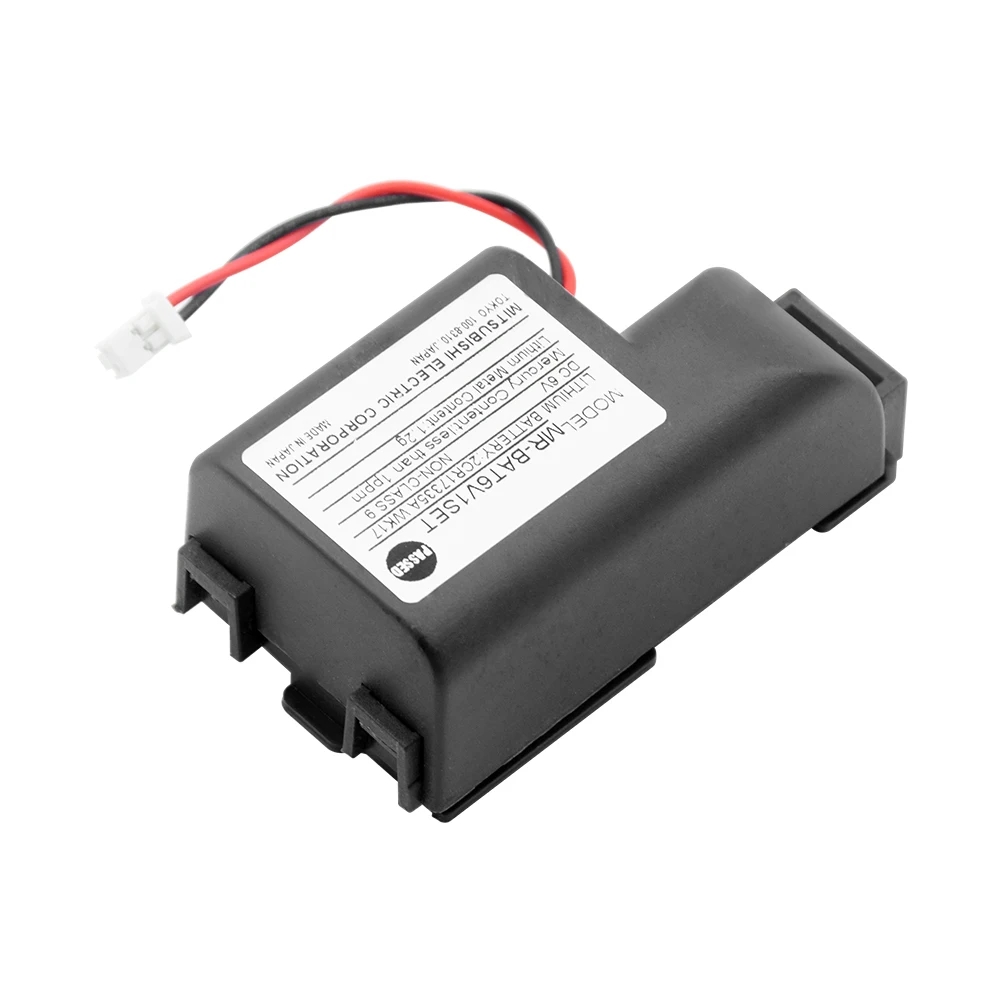 6 в 1500 мАч MR-BAT6V1SET MR-J4 литиевая батарея PLC резервная батарея с разъемом для Mitsubishi 2CR17335A WK17 станок с ЧПУ