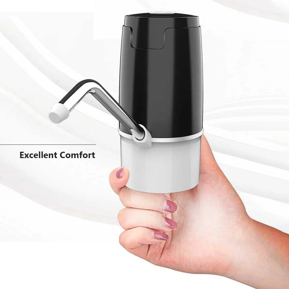 Электрический диспенсер для воды портативный галлон питьевой дозатор для бутылки умный беспроводной насос для очистки воды usb зарядка для дома и офиса