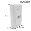 12V Square Long Narrow plastic Push Exit Release Button NO NC COM Door Access Exit Button Switch ► Photo 2/5