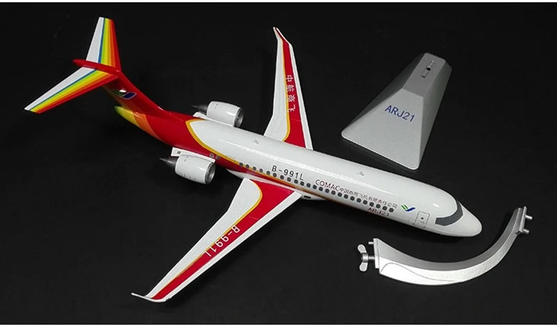 1/100 масштаб сплава самолета ARJ21 COMAC китайские игрушечные модели самолетов детей подарок для коллекции
