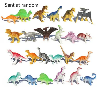 10pcs/lot Mini Dinosaur Model Children's Educational Toys Small Simulation Animal Figures Kids Toys for Boy Gift Animal 7