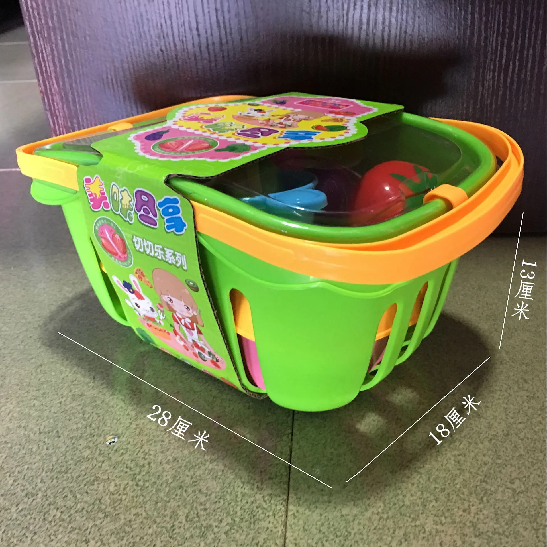 Children Play House Kitchen Toy Set Cut Fruit Toy Emulational Fruit& Vegetable Toy Hot Selling