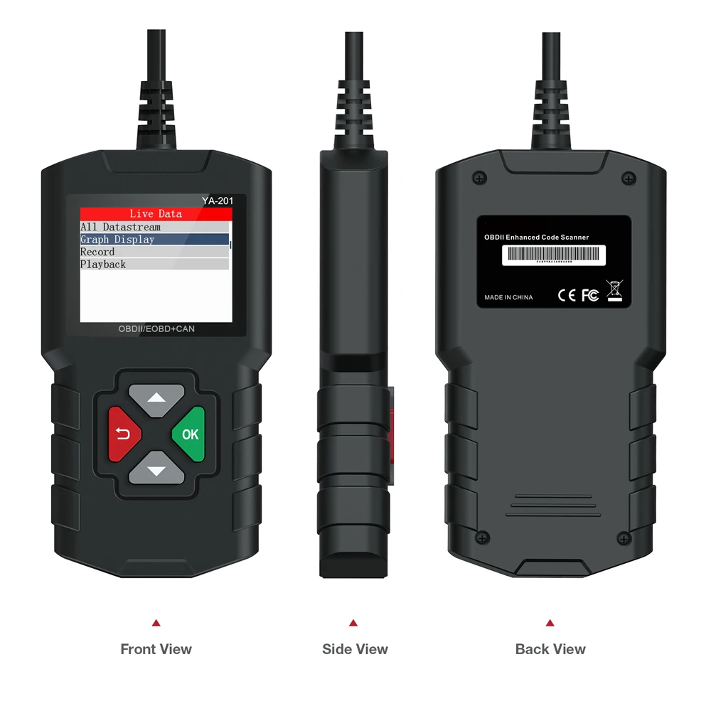 US $24.95 Professional Car Scanner Diagnostic Tool Ya201 Obd Obd2 Code Reader Scan Tools Pk 3001 Cr319 Elm327 For Mercedes Vag Bmw Mazda
