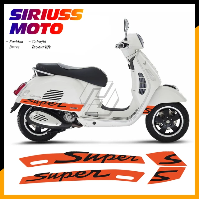 Vespa GTS 300 Super Motorbike Stickers Year 2012 - Star Sam