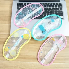 Хипстер Мультфильм прозрачный лед компресс горячий глаз патч темные круги сна глаза патч кормящих глаз патч