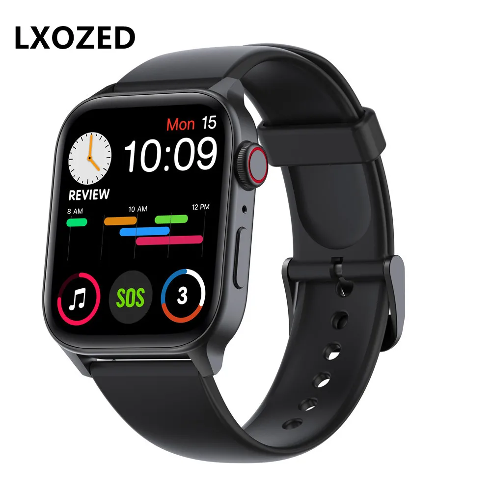 LXOZED Smart Watch Men 2022 Bluetooth Call Password lock Music Playback Custom Dial Sleep Monitor Women Smartwatch Pk Dt100 W37 |