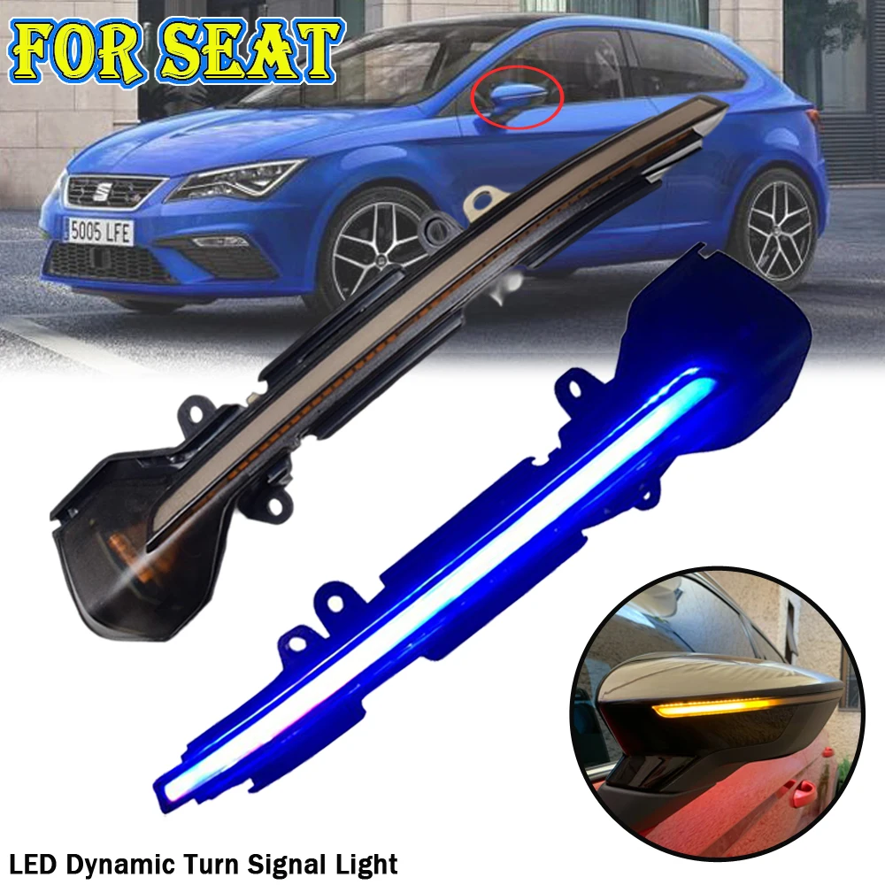 Kit Placche Luci Targa LED Per Seat Leon MK3  5F , 100% CANbus, 18 LED 6 500k Bianco Ghiaccio Plug I69504