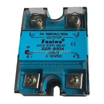 

FREE SHIPPING Solid State Relay SSR-60DA 60A 3-32VDC 24-480VAC SSR